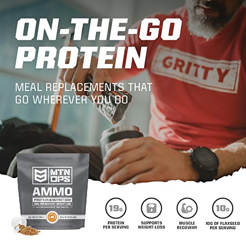 MTN OPS Ammo Protein Powder Meal Replacement Shake for Lean Muscle Building MTN OPS uk supplements