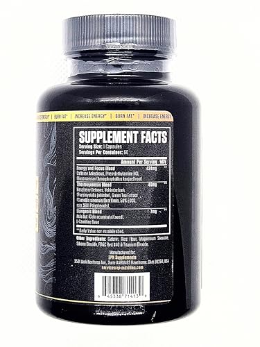 1080p Thermogenic Energy Burn | #1 Rated Energy & Pre Workout for Men & Women EPN Supplements uk supplements