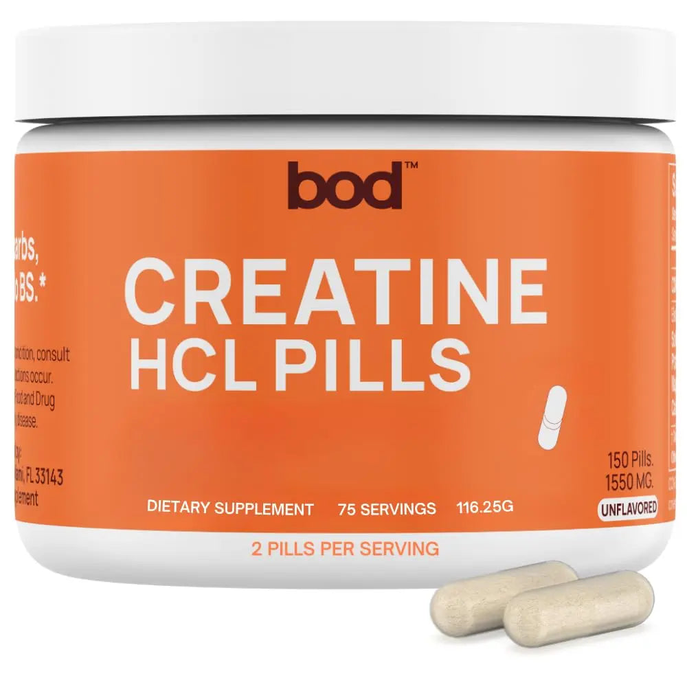 Bod Creatine HCL Capsules – 150 Pills | Creatine Hydrochloride Supplement for Men & Women | Easy-to-Swallow Alternative to Monohydrate Powder, Unflavored & Keto-Friendly Bod uk supplements
