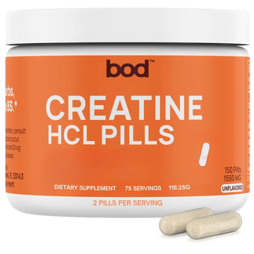 Bod Creatine HCL Capsules – 150 Pills | Creatine Hydrochloride Supplement for Men & Women | Easy-to-Swallow Alternative to Monohydrate Powder, Unflavored & Keto-Friendly Bod uk supplements