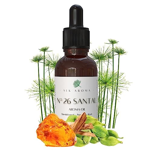 SLK Aroma, Santal Aroma Diffuser Oil, No. 26, Ultra Luxury Niche Blend of The Finest Essential Oils SLK Aroma uk supplements