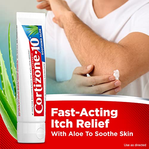 Cortizone 10 Maximum Strength Anti-Itch Cream with Soothing Aloe, 1% Hyd Cortizone 10 uk supplements