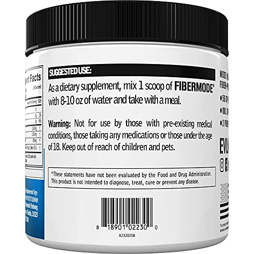 Evlution Nutrition FiberMode Fiber Plus Probiotic - 5 Grams of Fiber, Digestive Health Evlution uk supplements