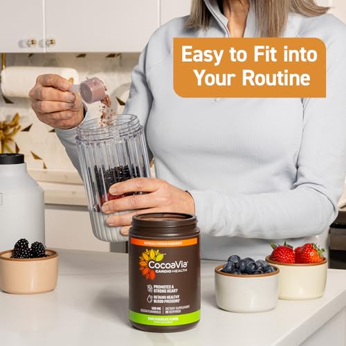 CocoaVia Cardio Health Cocoa Powder, 60 Servings, 500mg Cocoa Flavanols CocoaVia uk supplements