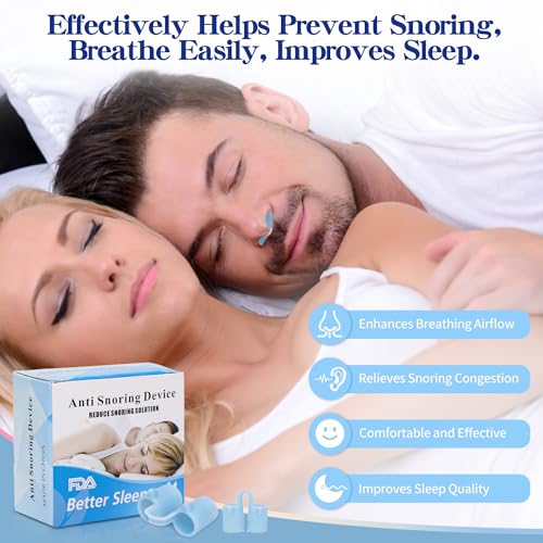 Anti Snoring Devices: Nose Dilator-Expert-Recommended 8-Piece Set Miniguysa uk supplements