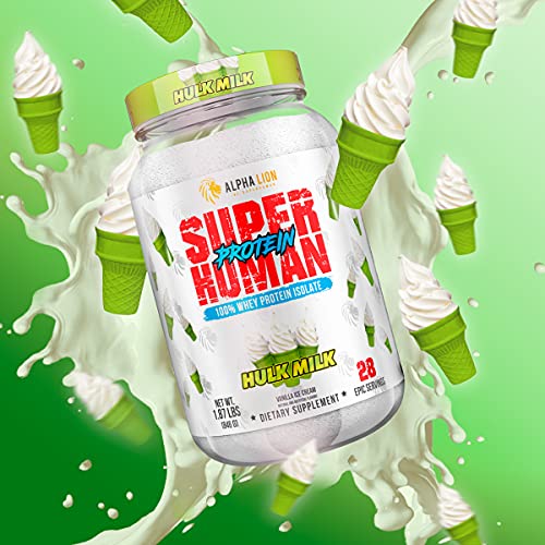 ALPHA LION Superhuman Whey Protein Powder, Great Tasting Pure Whey Protein Isolate ALPHA LION uk supplements