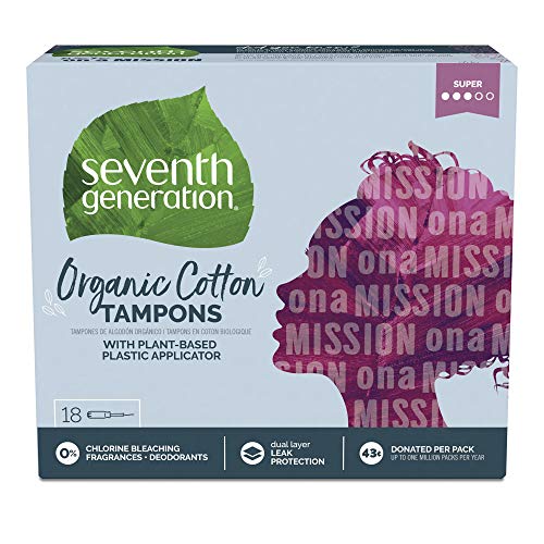 SEVENTH GENERATION Free & Clear Super Tampons with Applicator, 18 CT Seventh Generation uk supplements