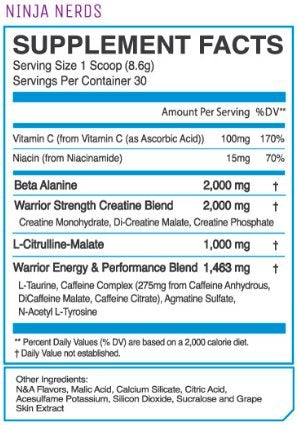 eFlow Nutrition ENRAGE Pre Workout - Energy, Focus, Pumps, and Strength - Ninja Nerds eFlow Nutrition uk supplements