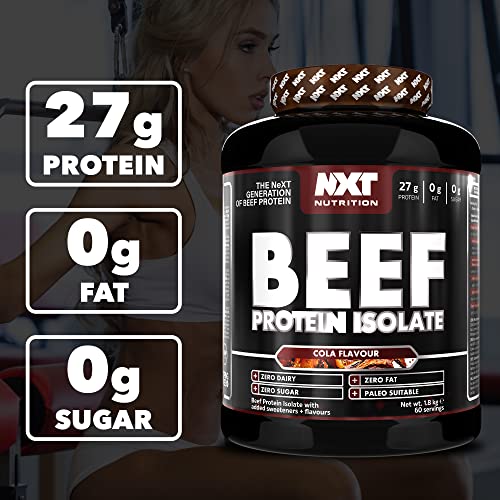 NXT Nutrition Beef Protein Isolate Powder - Protein Powder High in Natural Amino Acids NXT Nutrition uk supplements