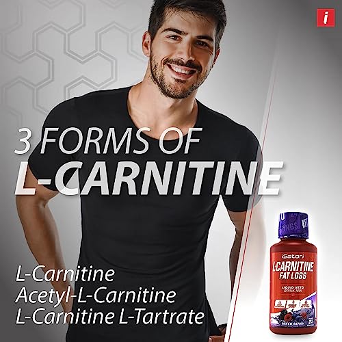 iSatori L-Carnitine Liquid Metabolic Enhancer and Energy Booster - Health and Fitness iSatori uk supplements