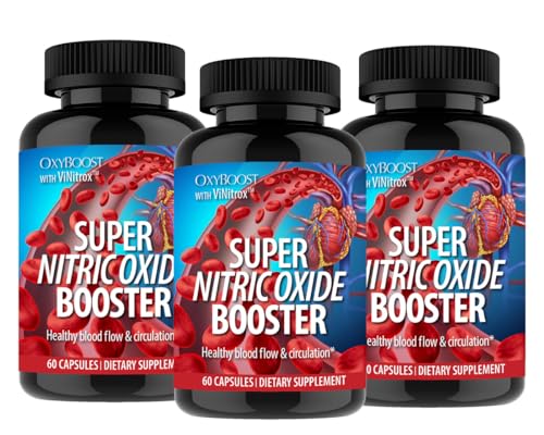 OxyBoost with ViNitrox - Nitric Oxide Supplement for Blood Pressure Support, Heart Health OxyNaturals uk supplements