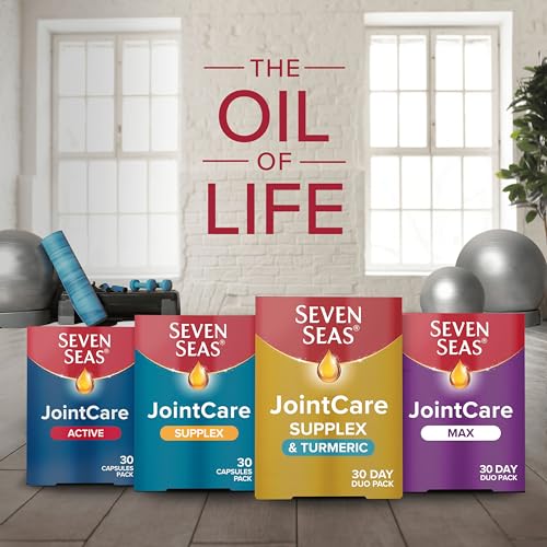 Seven Seas JointCare Supplex & Turmeric, With Glucosamine, Omega-3, Vitamins C and D Seven Seas uk supplements