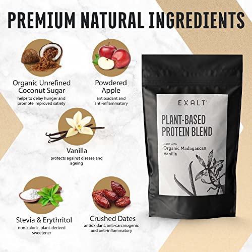 EXALT Vegan Protein Powder - 100% Plant-Based – Gluten Free - Keto Friendly EXALT uk supplements
