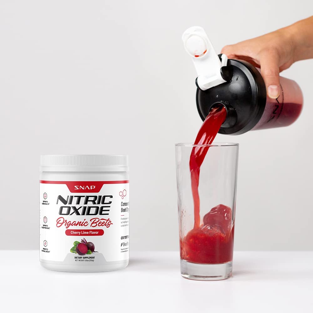 Snap Supplements USDA Organic Beet Root Powder, 3-in-1 Nitric Oxide Supplement Snap Supplements uk supplements