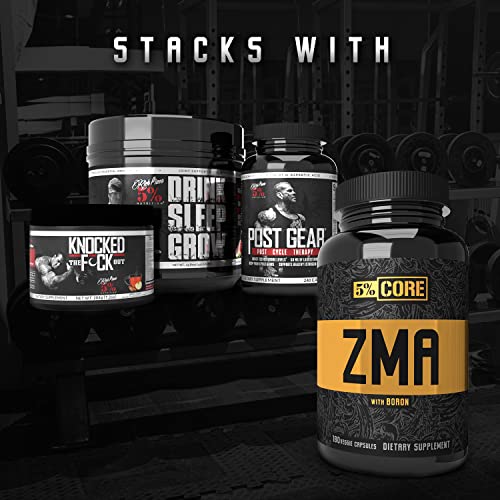 5% Nutrition Core ZMA (with Boron) | Promotes Recovery by Restoring Levels of Zinc, Magnesium & Vitamin B-6 (90 Capsules) 5% Nutrition uk supplements