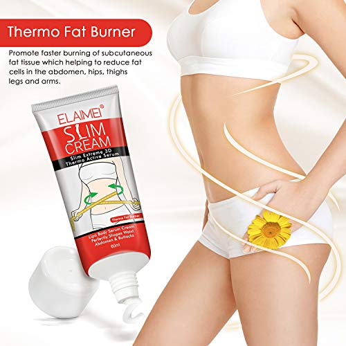 Hot Cream Belly Fat Burner (2 pack), Fat Burning Cream for Stomach, Legs, Abdomen ELAIMEI uk supplements