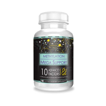 ACTIF Methylation Mega Support with 10 Advanced Factors and Organic Folate – 100% Natural, Non-GMO, 90 Count ACTIF uk supplements