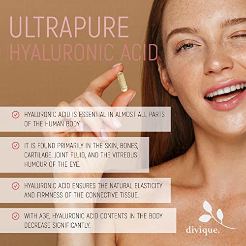 Collagen Capsules Divique Collagen Hyaluron 1500mg Collagen Peptides Type 1, 2, 3, 5, 10 Divique uk supplements
