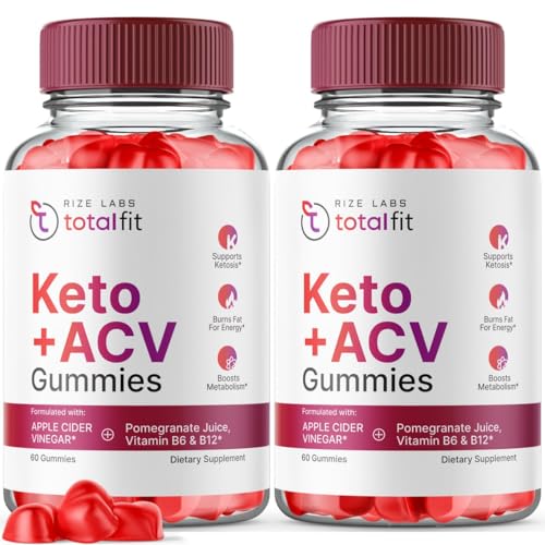 (2 Pack) Total Fit Keto ACV Gummies Advanced Weight Loss, Total Fit Keto ACV + BCB Gummies rize labs uk supplements