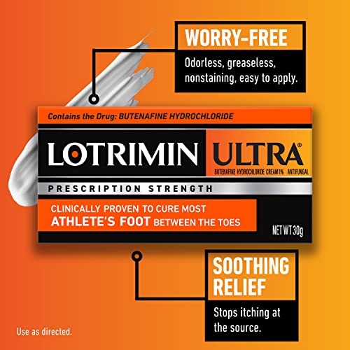 Lotrimin Ultra 1 Week Athlete's Foot Treatment - Antifungal Cream, 30 Gram Lotrimin uk supplements
