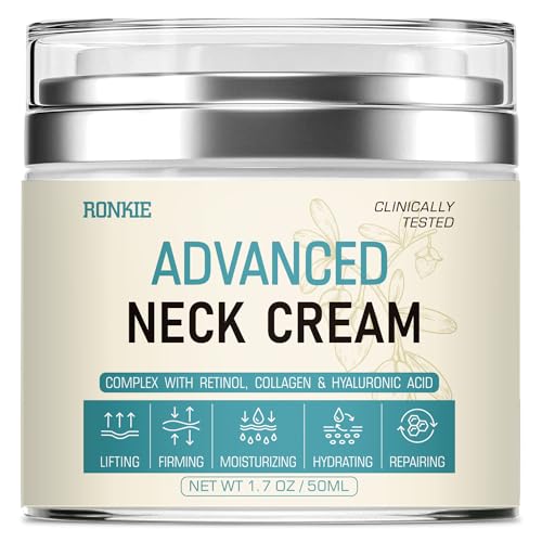 Neck Cream for Tightening Firming: Instant Face Lift Cream - Wrinkle Cream for Women RONKIE uk supplements