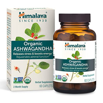 Himalaya Organic Ashwagandha, 60 Day Supply, Herbal Supplement for Stress Relief Himalaya uk supplements