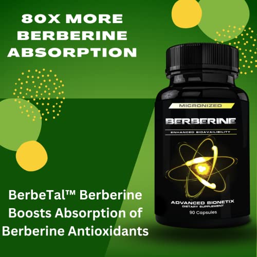 Advanced Bionetix 1500mg Advanced Bioavailability Micronized Berberine Supplement All Advanced Bionetix uk supplements