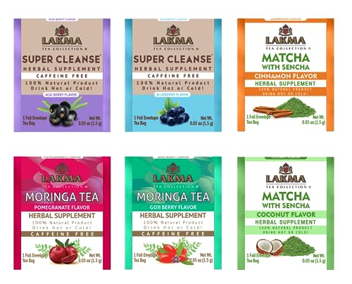 Lakma 14 Day Cleanse Kit Green Tea - 42 Tea Bags HYLEYS uk supplements