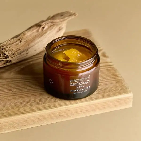 Elemental Herbology Muscle Melt Body Balm 1.7 fl oz – Warming with Ginger, Ho Wood & Turmeric – Comforting Botanical Treatment for Massage & Post-Activity Relaxation Elemental Herbology uk supplements