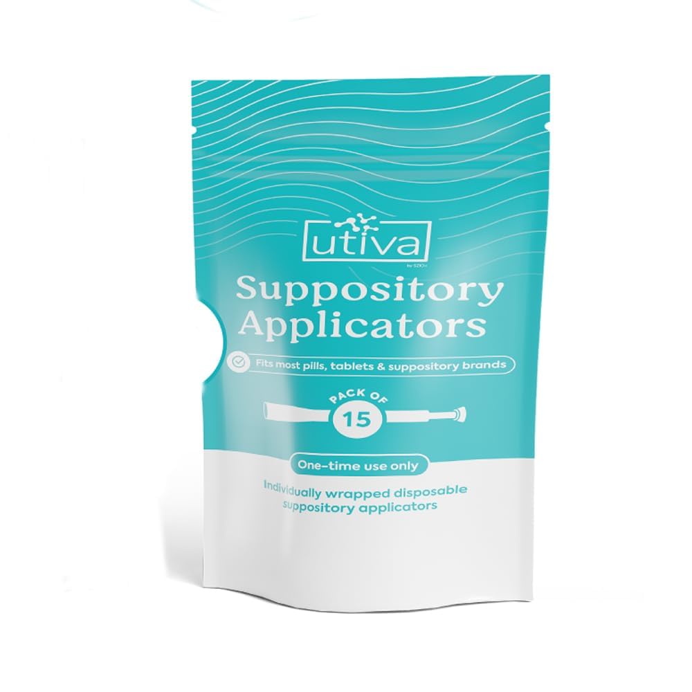 Szio+ Utiva Suppository Applicators – Disposable Vaginal Suppository Applicators – Hygienic Individually Szio+ uk supplements