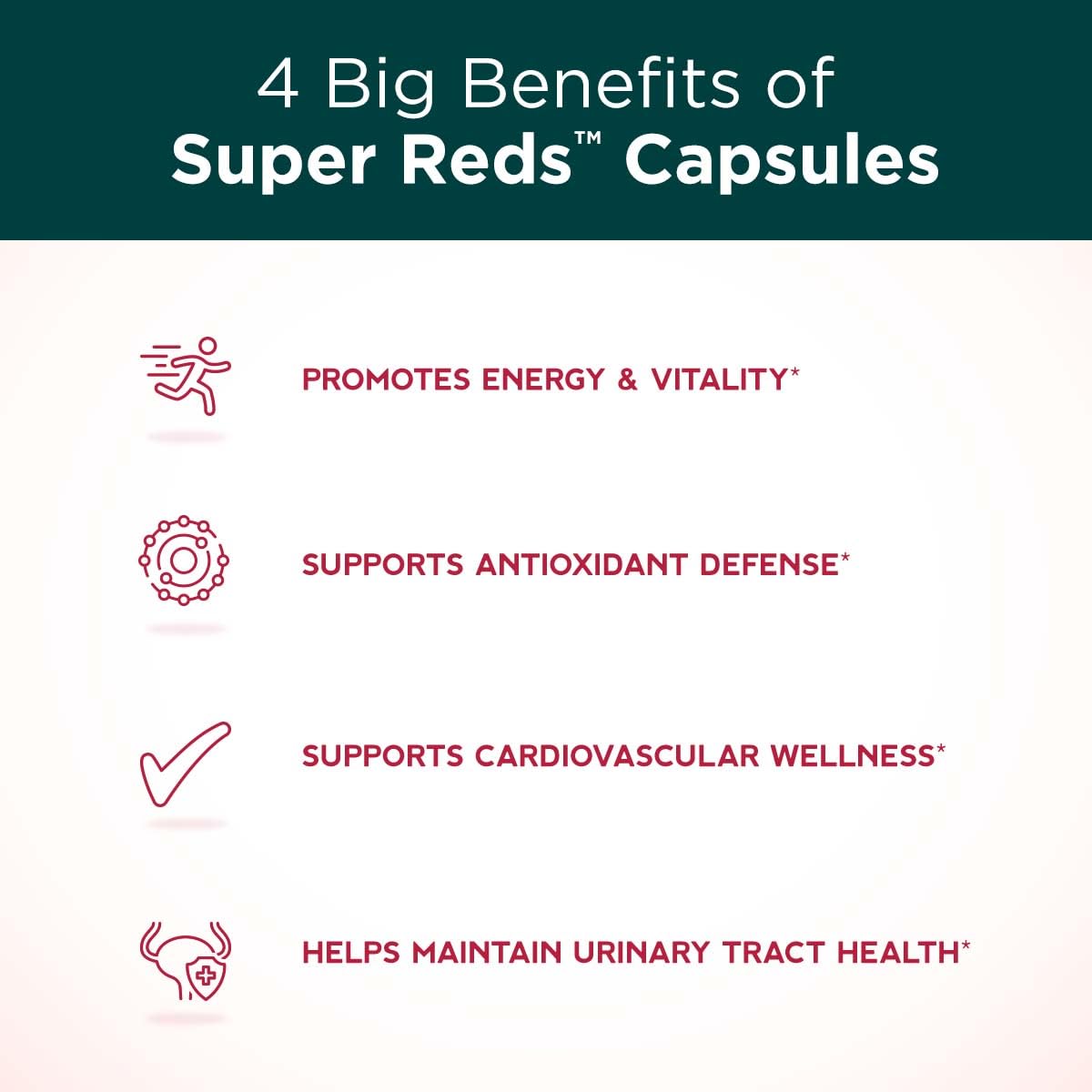 Purity Products Super Reds Capsules Formula (20+ Organic Super Fruits and Berries) Certified Organic Phytonutrients - 90 Capsules Purity Products uk supplements