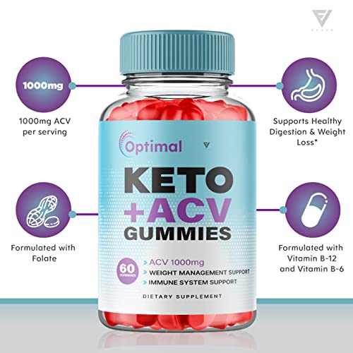 (2 Pack) Optimal Keto ACV Gummies Advanced Weight Loss Plus, Optimal Keto+ACV Gummy Fyvus uk supplements