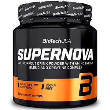 BIOTECH USA Supernova 282 g | Pre-Workout Booster - 30 Servings | Energy Powder Biotech USA Nutrition uk supplements