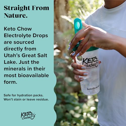 Keto Chow - Electrolyte Hydration Drops - Keto Diets & Intermittent Fasting - Immune Support Keto Chow uk supplements