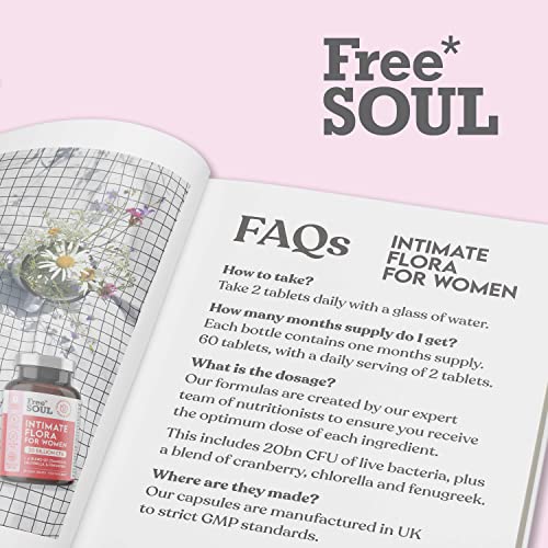 Probiotics for Women - Comprehensive Bio Cultures for Women's Intimate Flora, 20 Billion Free Soul uk supplements