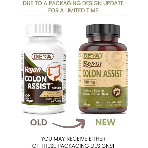 DEVA Vegan Colon Assist 90 Tabs (Pack of 2) DEVA uk supplements