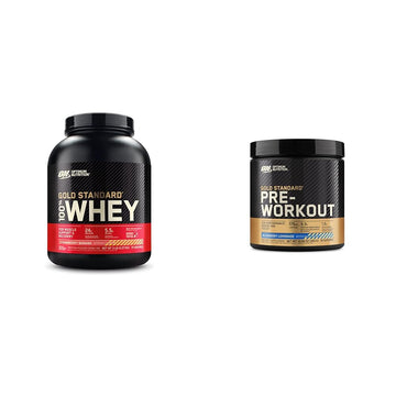 Optimum Nutrition Gold Standard 100% Whey Protein Powder & Gold Standard Pre-Workout Optimum Nutrition uk supplements