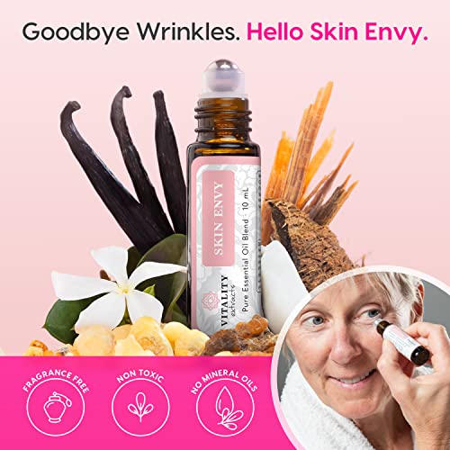 Skin Envy - Face Moisturizer Serum (by Vitality Extracts) Coconut Oil, Collagen, Vitamin E, Vegan Vitality Extracts uk supplements