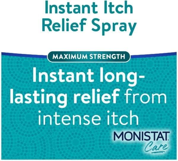 Monistat Instant Itch Relief Spray for Women, Maximum Strength Feminine Itch Care, 2 oz (Pack of 2) Monistat uk supplements