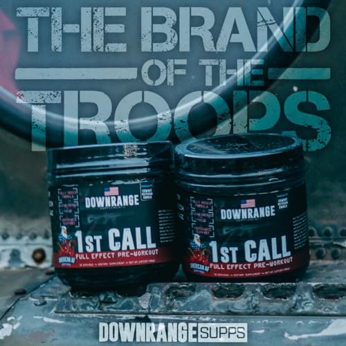 DownRange Supplements 1st Call Pre Workout Powder, Preworkout for Men and Women DownRange Supplements uk supplements