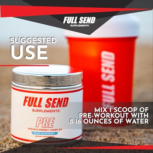FULL SEND Pre Workout Powder with Beta Alanine, Preworkout Energy Supplement FULL SEND uk supplements