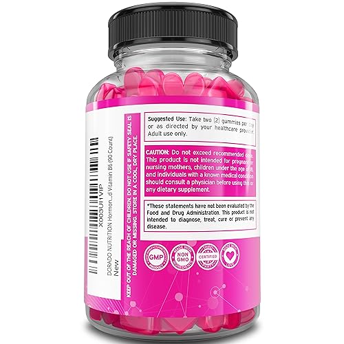 Hormonal Balance For Women & PMS Relief Gummies (90 Gummies) - Support Cramps DORADO NUTRITION uk supplements