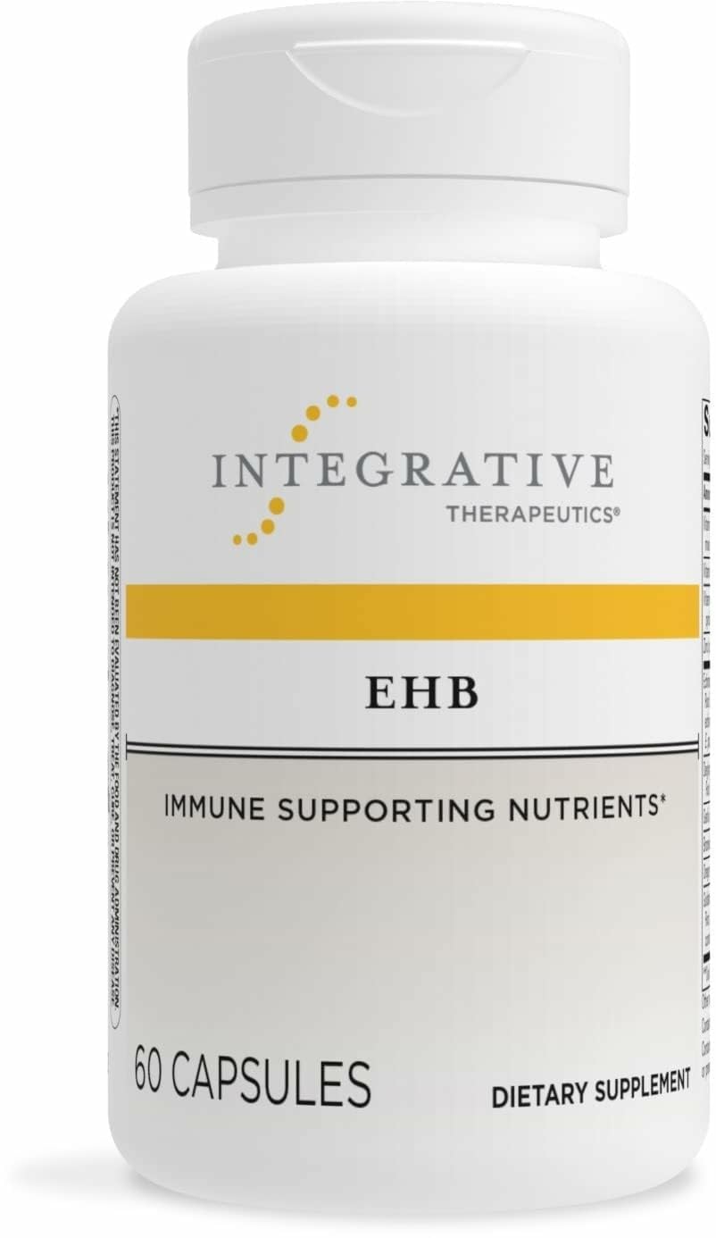 Integrative Therapeutics EHB - Immune Support Supplement with Vitamins A, C & B6* - Mineral Support with Zinc - Dairy-Free & Gluten-Free - 60 Capsules (20 Servings) Integrative Therapeutics uk supplements
