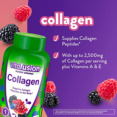 Vitafusion Collagen Gummy Vitamins, 60ct (Package May Vary) Vitafusion uk supplements