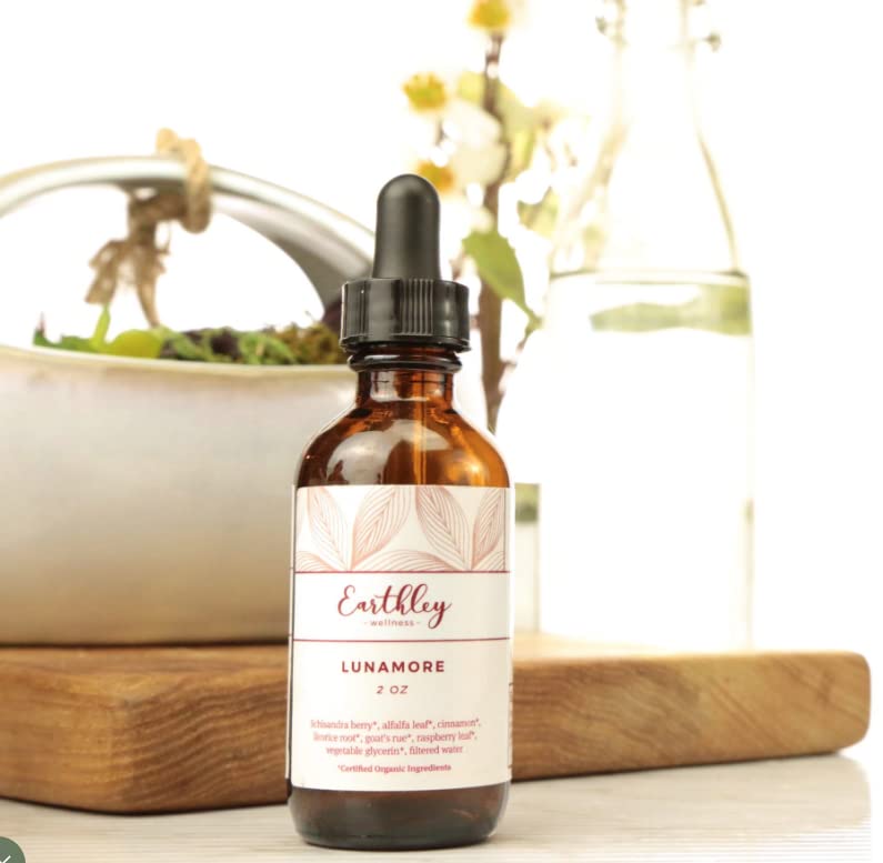 Earthley Wellness Lunamore, Natural Anti-oxodant Remedy for Women, Reduce Cramps (2oz) Earthley Wellness uk supplements