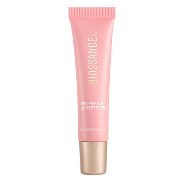 Biossance Pro-Peptide Lip Perfector – Triple-Treat Vegan Lip Balm – Deeply Hydrating with Pro-Peptides & Hyaluronic Acid – Enhances Natural Lip Color – Silky, Glossy Finish in Blush Quartz, Pink BIOSSANCE uk supplements