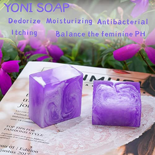 2 Packs Organic Yoni Soap Bars For Women Vaginal Wash, Handmade Yoni Bar Soap For Women Yoni Wash Vickoneer uk supplements