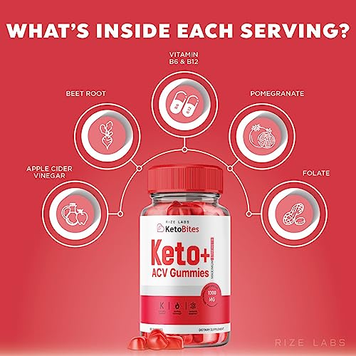 rize labs (2 Pack) Keto Bites - Keto Bites Gummies Advanced Weight Loss - Keto Bites ACV rize labs uk supplements