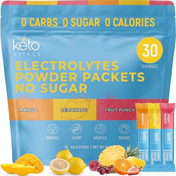 Keto Vitals Original Electrolytes Powder Packets | Keto Friendly Electrolyte Travel Packets Keto Vitals uk supplements